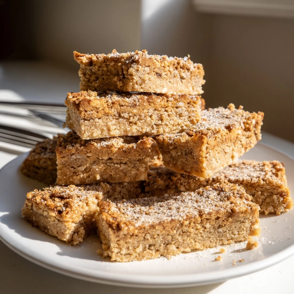 Warm and fragrant Chai Cinnamon Magdalena Bars, ideal for sharing with friends.  