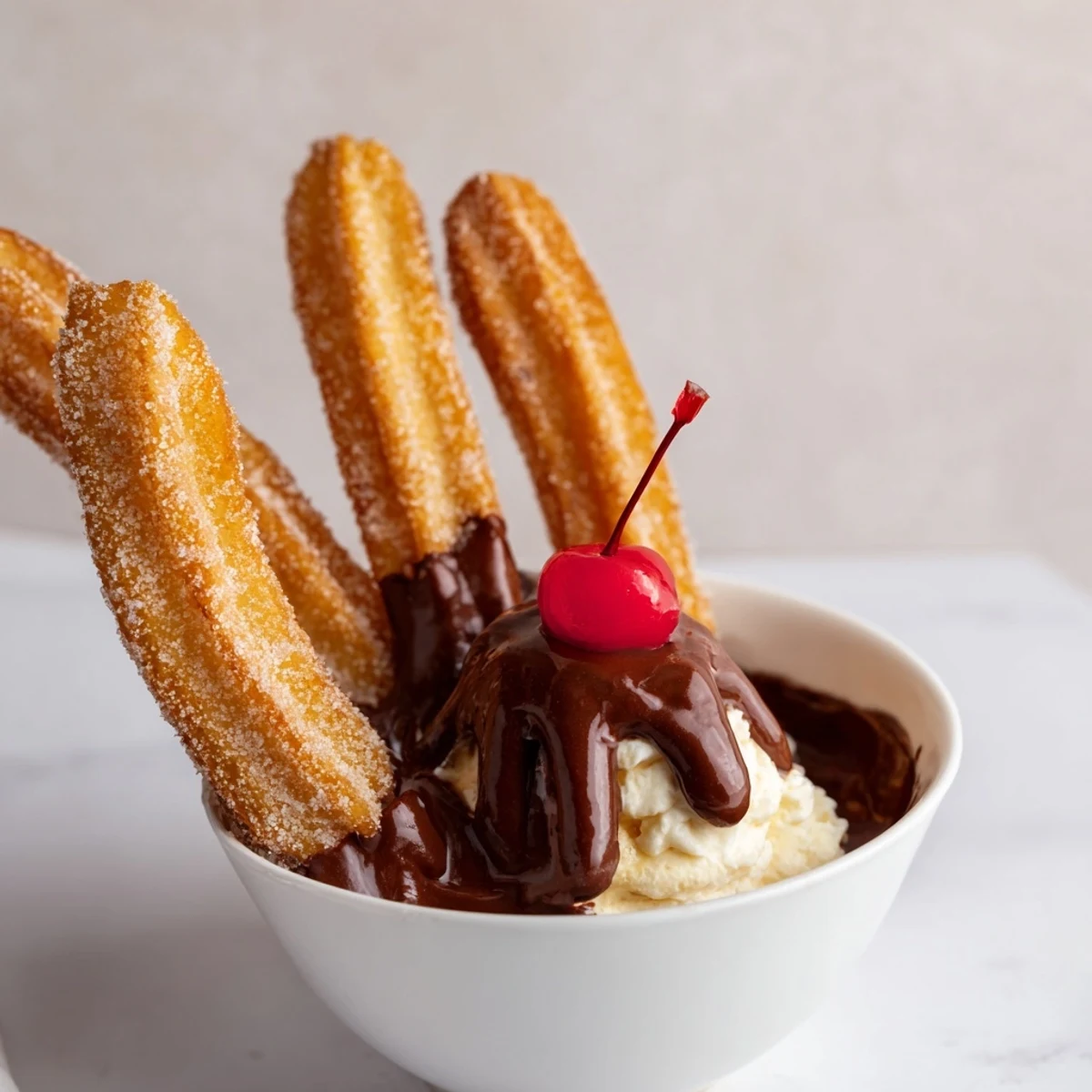 Churro Chocolate Cola Float