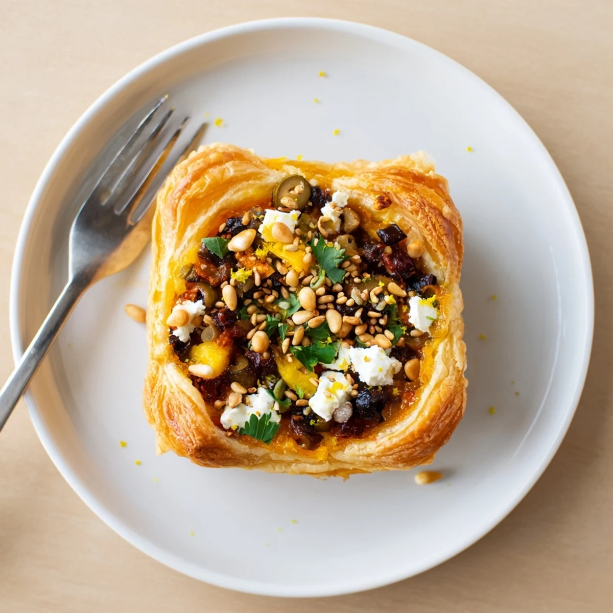 Olive Harissa Muffin Tarts