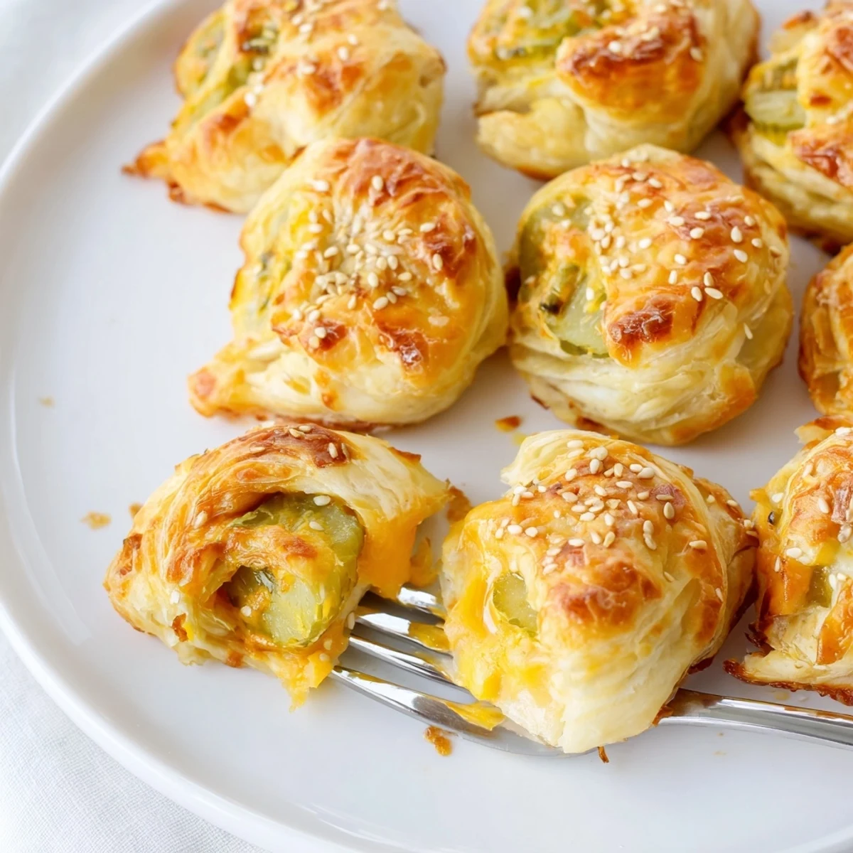 Pickle Tapas Puff Pastry Bites