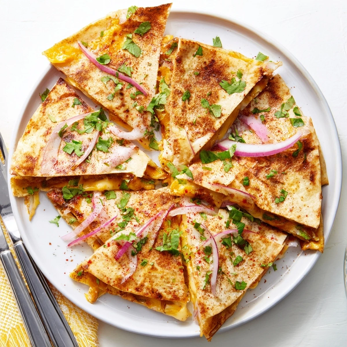 Sabor intenso con quesadillas de manchego, perfectas para un aperitivo rápido y fácil.
