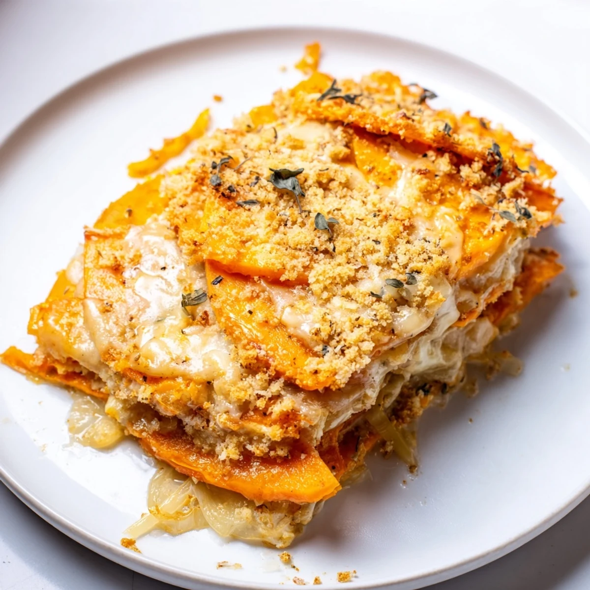 Gratin de calabaza y boniato