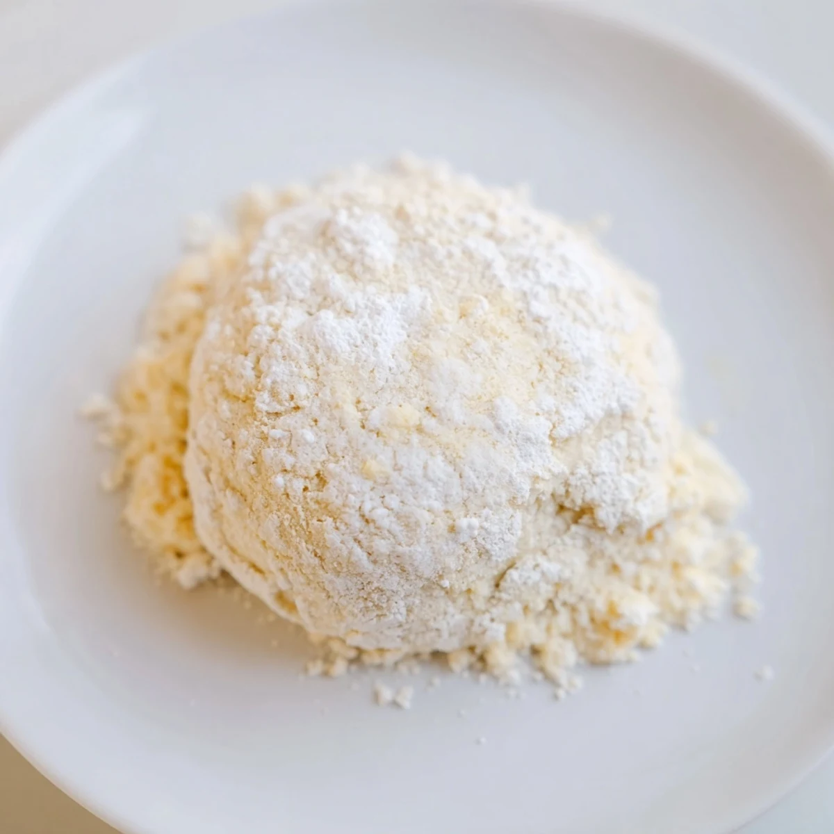 Golden-baked Budget Polvorón Cookies, crumbling textures, ready to share on a plate for dessert.