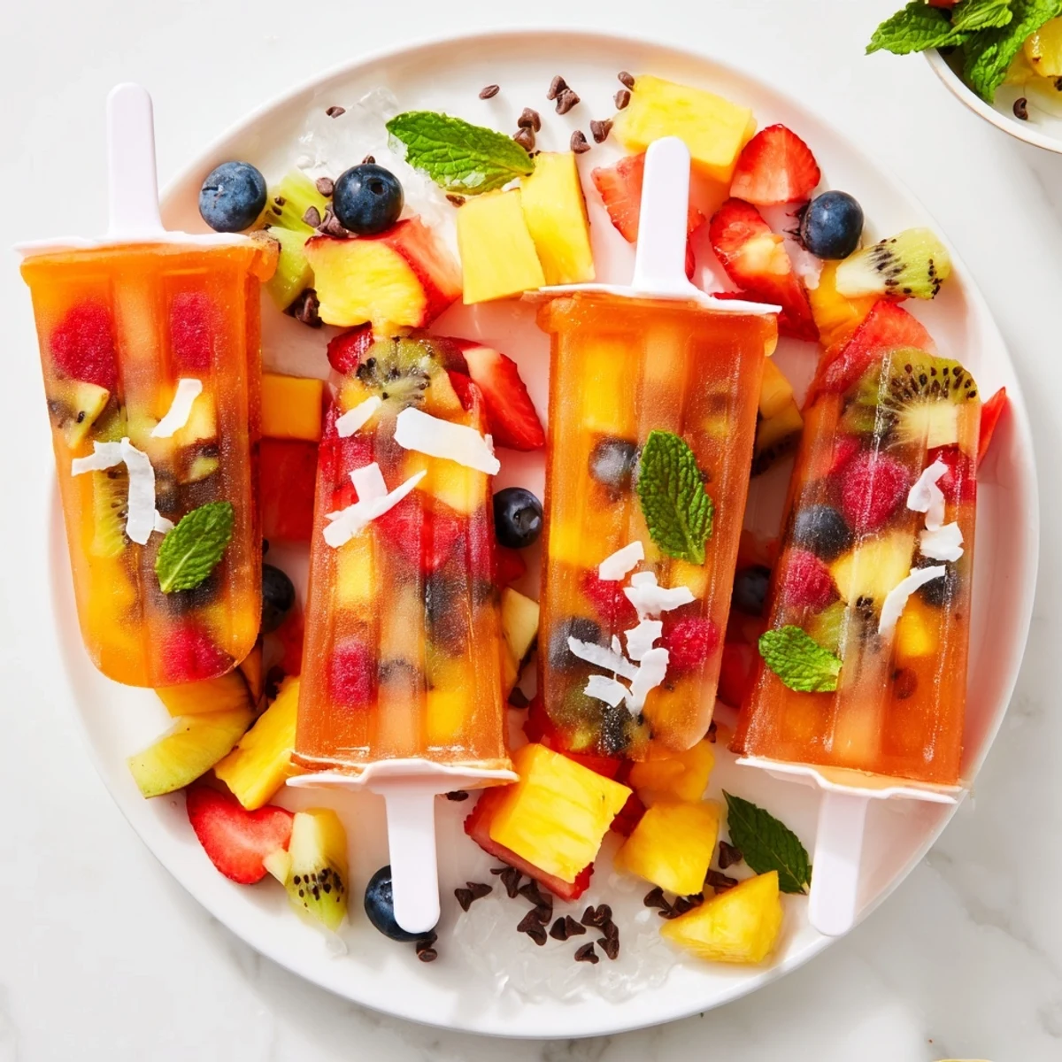 Inviting closeup of a visually stunning Summer Popsicle Board, perfect for a sunny day's sweet treat and entertaining.