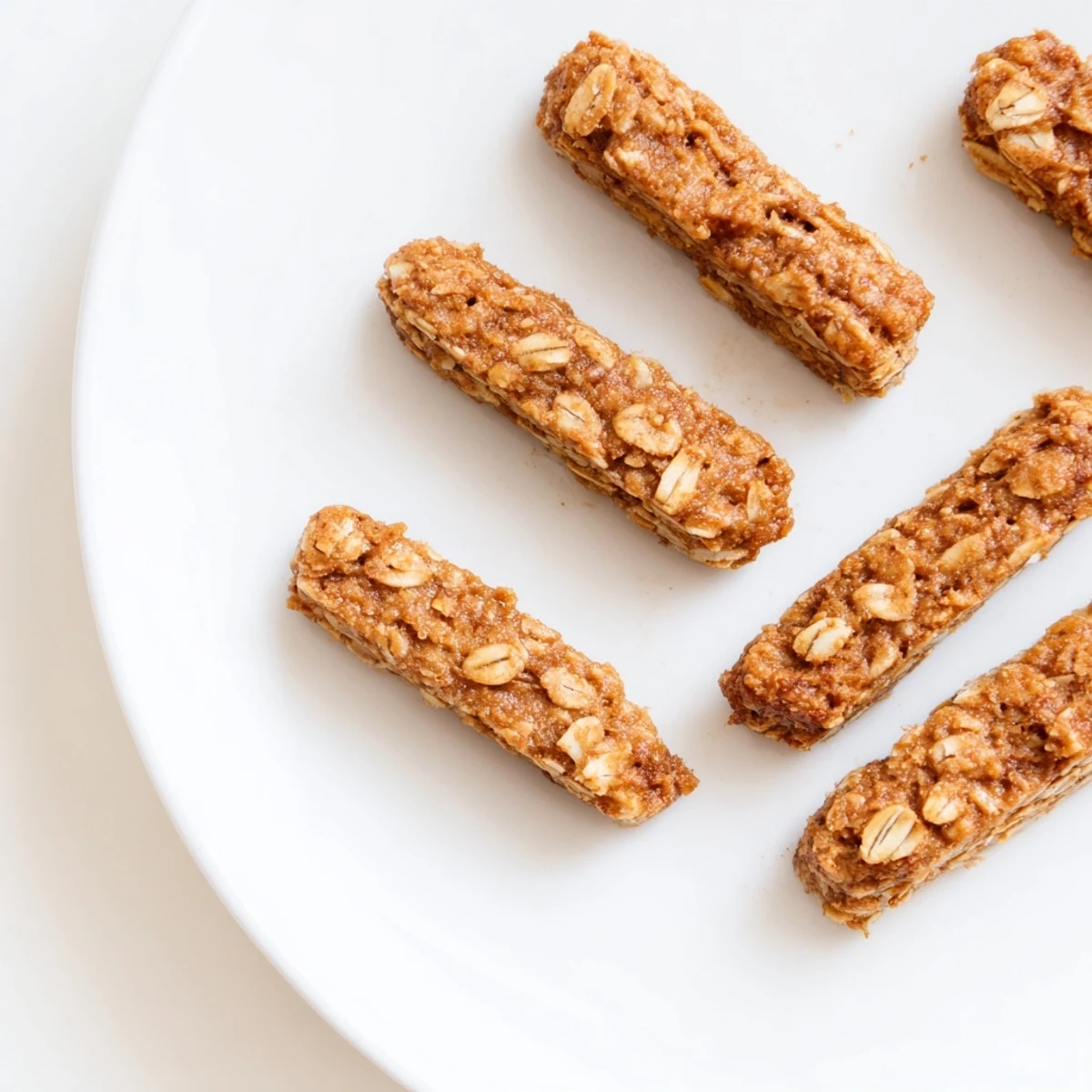 Delicious, crunchy Pawsitively Good Dog Bone Treats with visible oats, perfect treat for dogs.