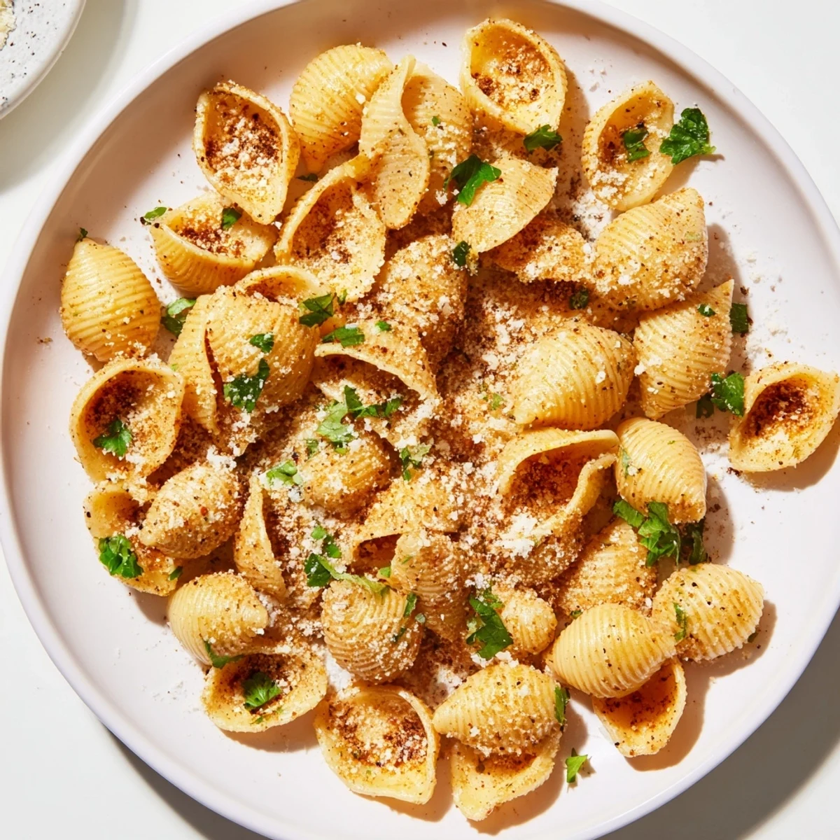 Delicious, homemade Air Fryer Pasta Gnocchi with herbs, a vegetarian snack delight.