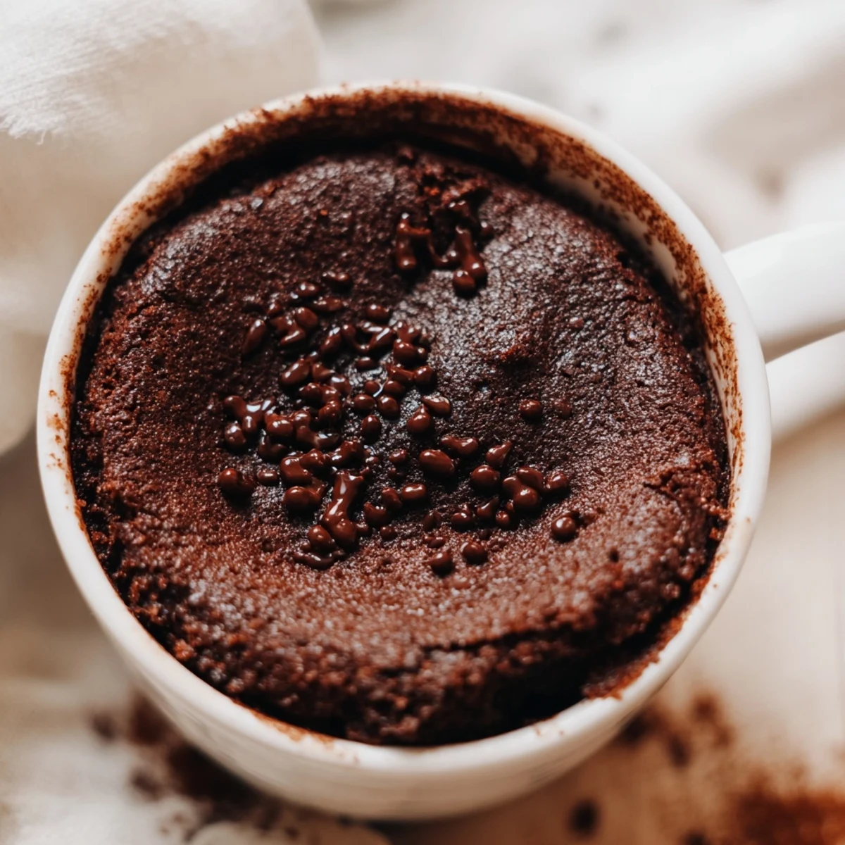 Brownie chocolate microondas rápido