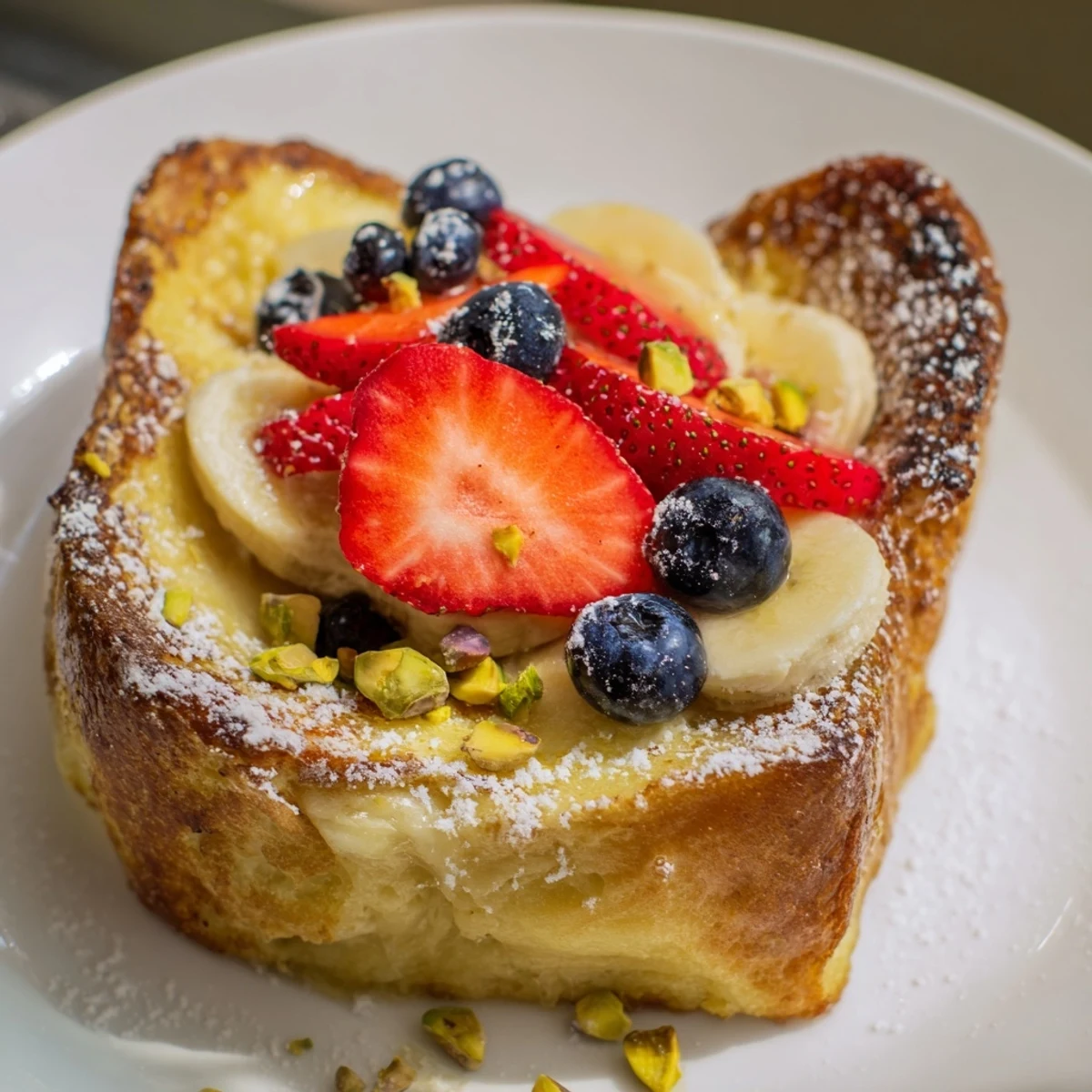 Tostada viral con yogur