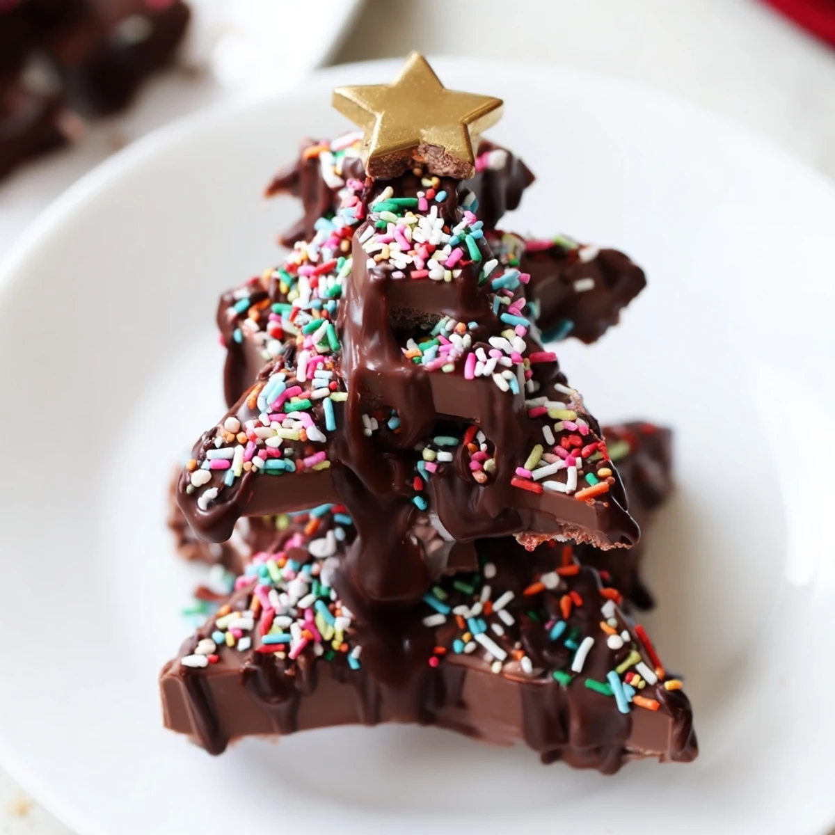 Chocolate Kinder árboles navidad