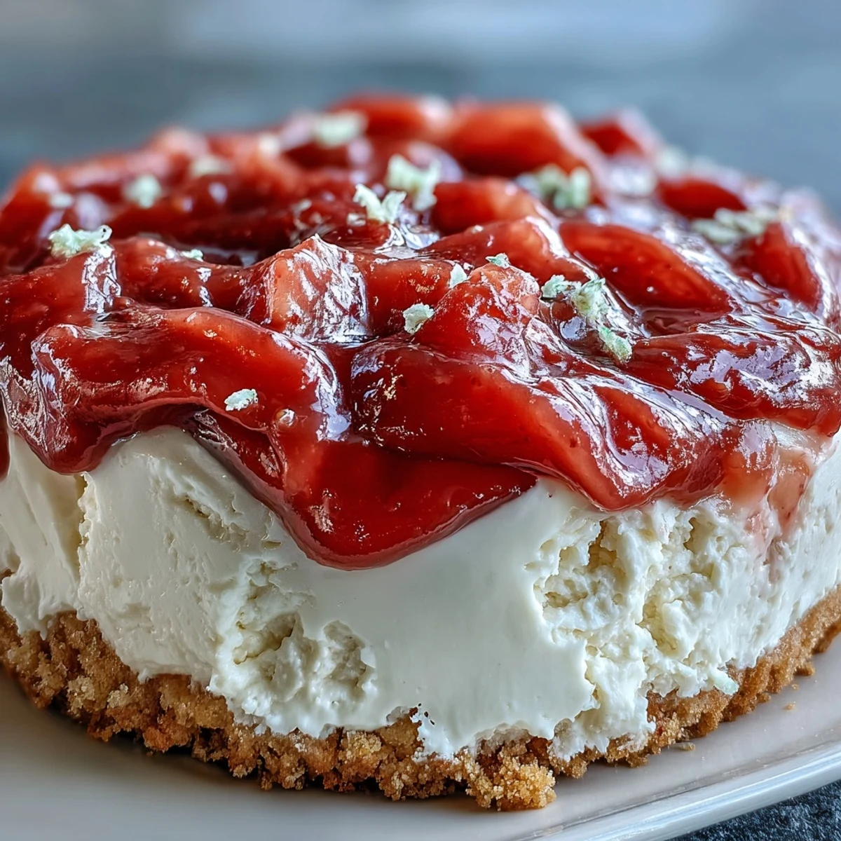 Pastel de queso con guayaba