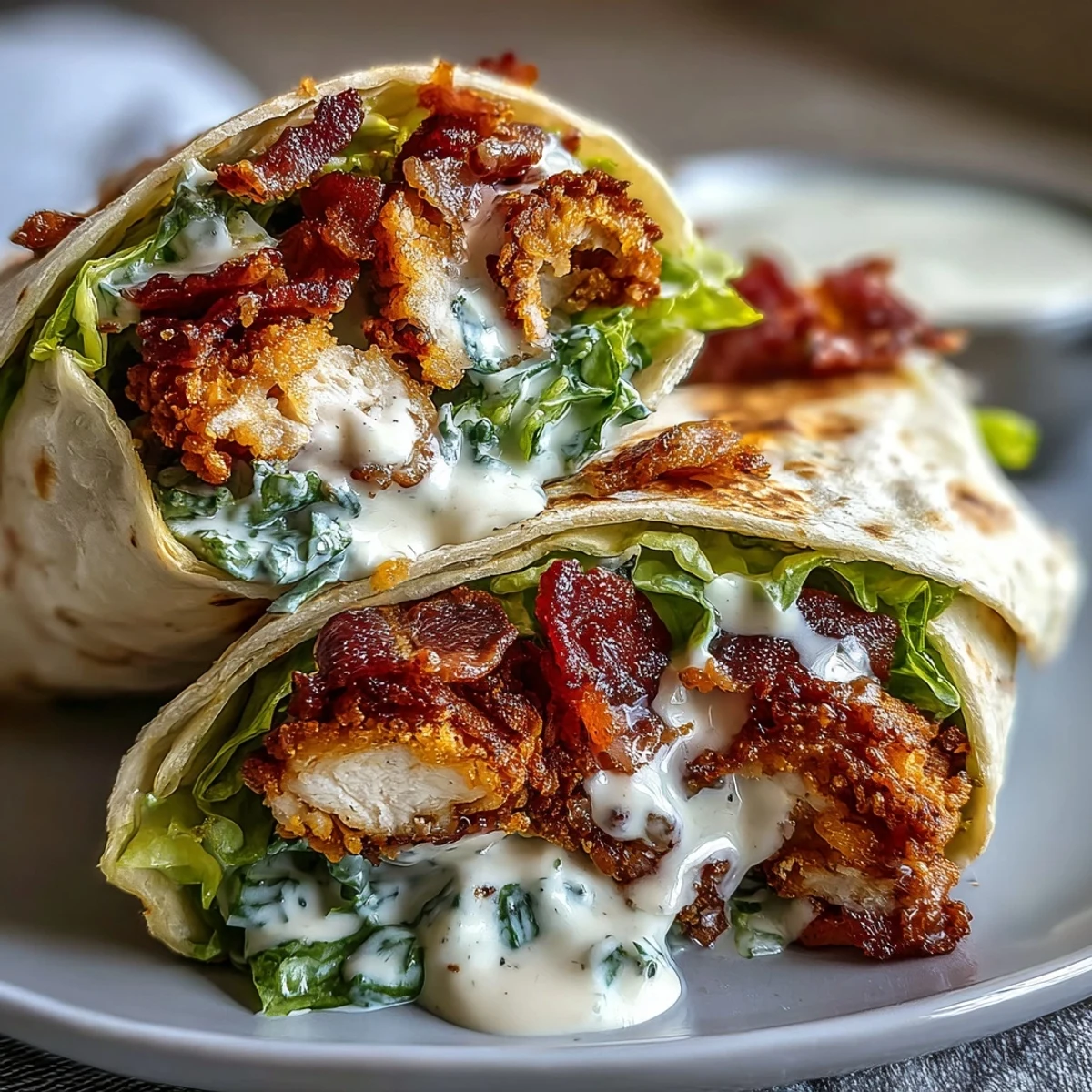 - Explanation: I created the first ALT text as a complete phrase describing the photo, incorporating the recipe name "Crispy Chicken Bacon Caesar Wraps" naturally. It includes sensory details like "crispy" and "crisp romaine," fits the 8–14 word limit (12 words), uses US English, and serves as a helpful description for visually impaired users.
