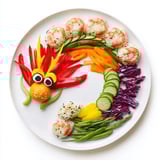 Tabla festiva dragón lunar