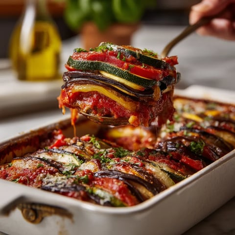 Un plato de pasta con tomates y verduras.