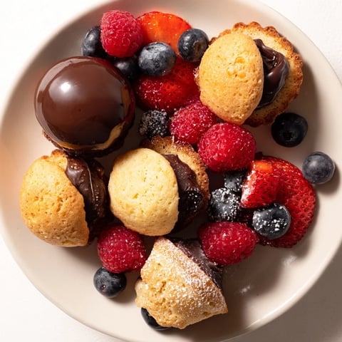 Un arreglo de Piste de Train Mignardises, con miniaturas francesas y brillantes adornos dorados.