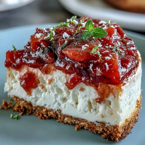 Crujiente base de galleta María y suave relleno cremoso con un vibrante remolino de marmelada de guayaba.