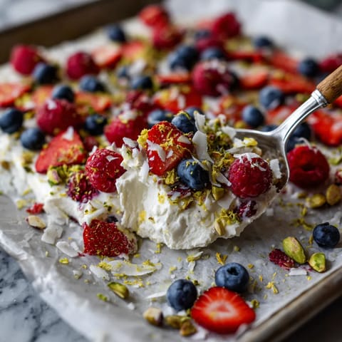 Un plato de yogur con frutas y especias.