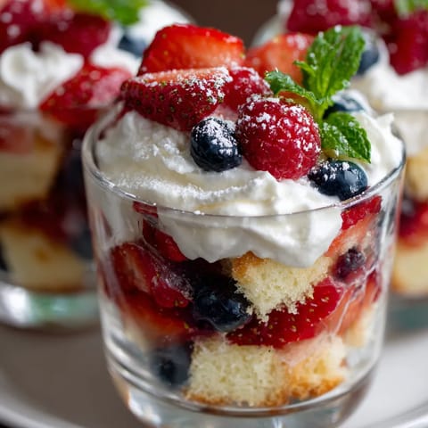 Berry Trifle Cups.
