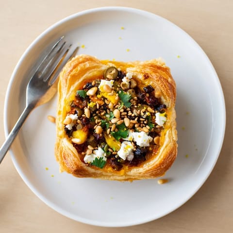 Olive Harissa Muffin Tarts