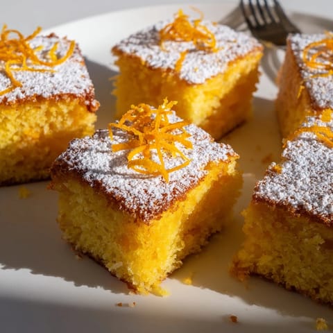 cuadrados naranja aceite oliva