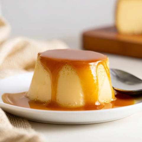 Flan canela vainilla caramelo