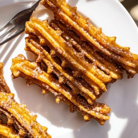 Churros glaseados con miel