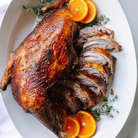 Pato asado cinco especias