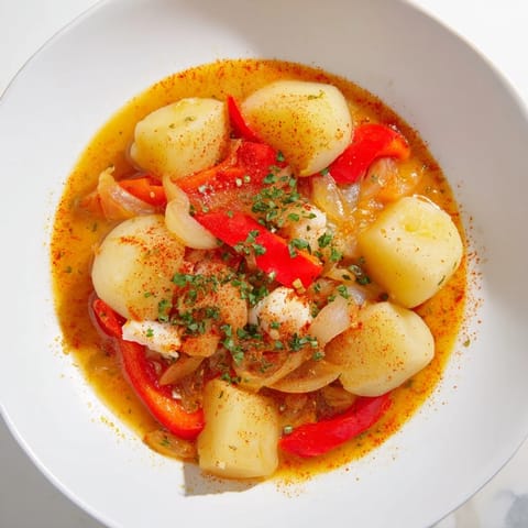 Guiso de papas y bacalao