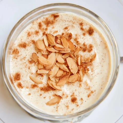 Pudin leche almendra canela