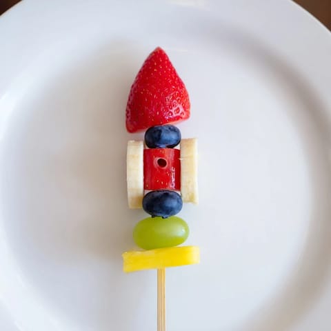 Rocket Ship Fruit Snack