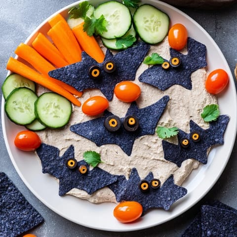 Dip cremoso de frijoles negros