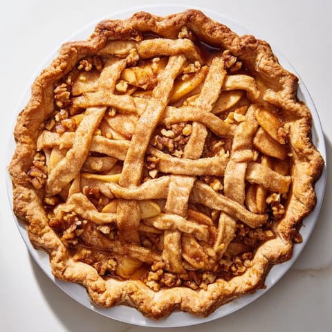 Lattice manzanas nuez miel