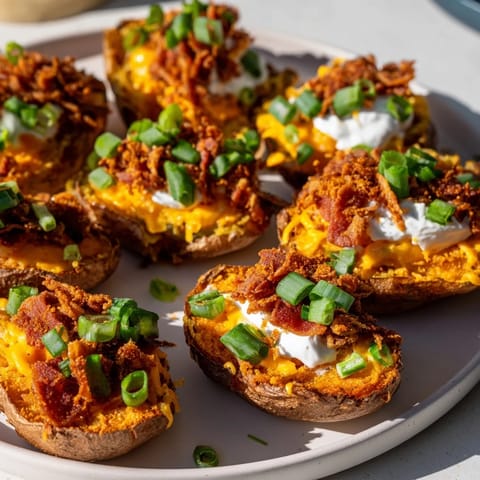 Patatas crocantes con queso