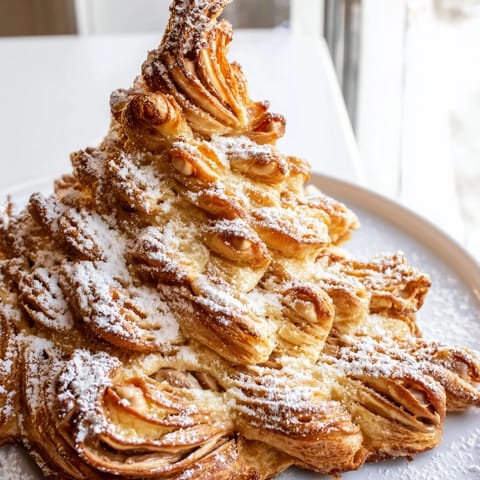 Nutella hojaldre arboles navidad