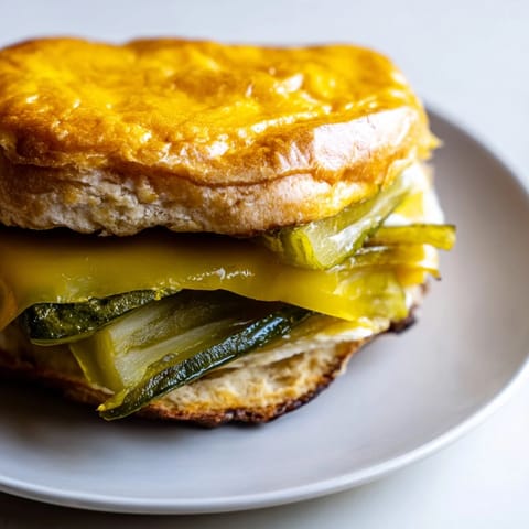 Pan queso pickle crujiente