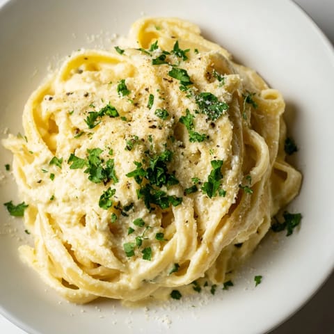 Coliflor alfredo cremoso