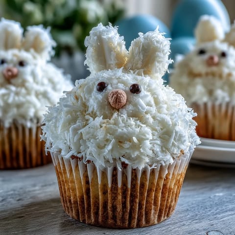 Cupcakes con cola de conejo