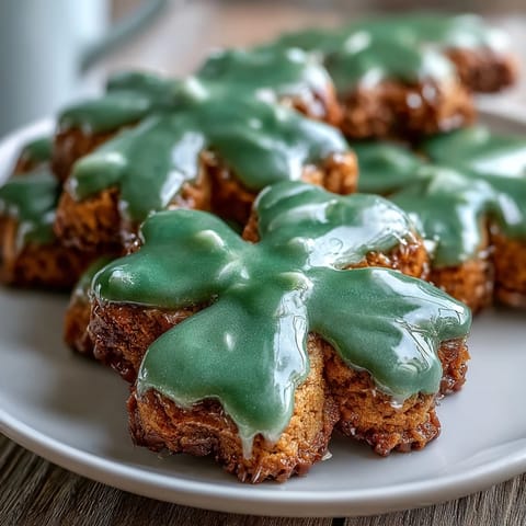 Shamrock Sugar Cookies Green