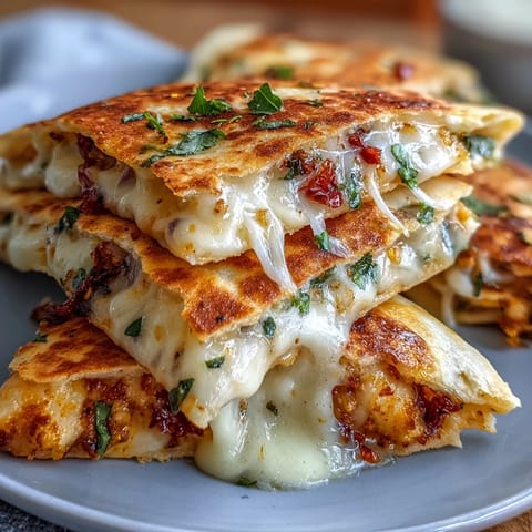 Mini quesadilla triangulos lunch