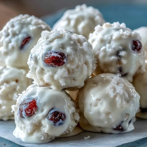 Crujientes y dulces racimos de yogur de uva congelada, un postre refrescante.