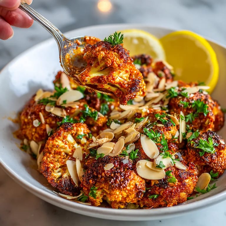 Romesco Cauliflower Wings.