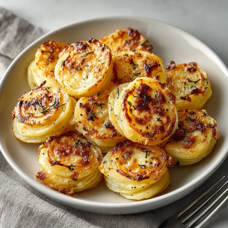 Un plato con mini tortillas de patatas y alioli de ajo negro.