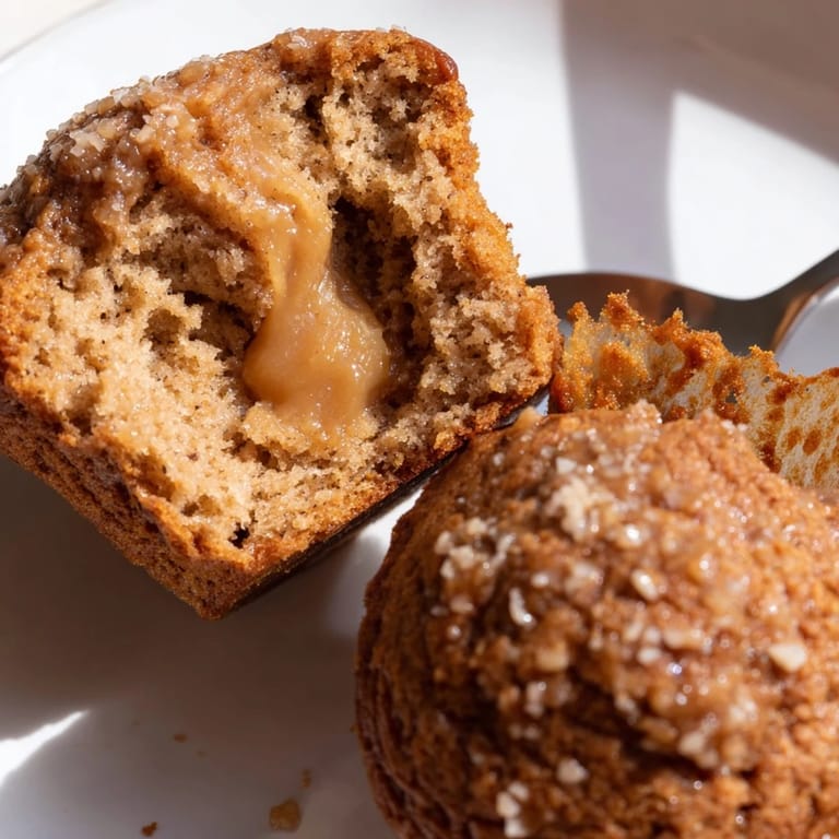 Deliciously spiced Chai Dulce de Leche Muffins ideal for cozy tea time.