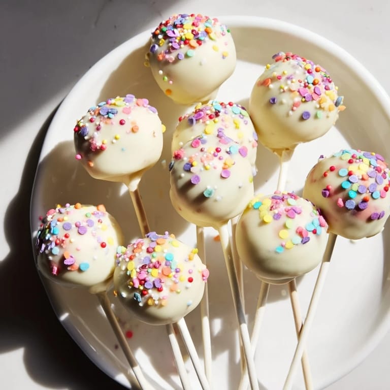 Coloridos pops de panellets de crema soda, perfectos para fiestas y eventos especiales.