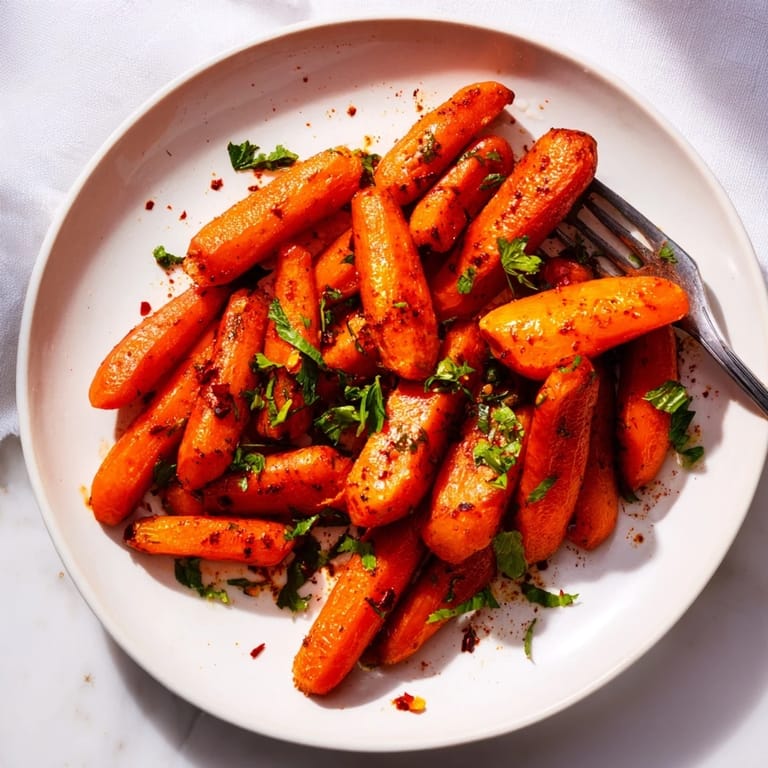 Deliciosas zanahorias al estilo español, doradas y llenas de sabor cítrico.  