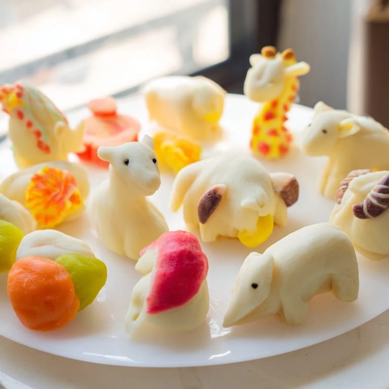 Golden-baked Spanish marzipan figures, a traditional Spanish dessert, perfect for any gathering.