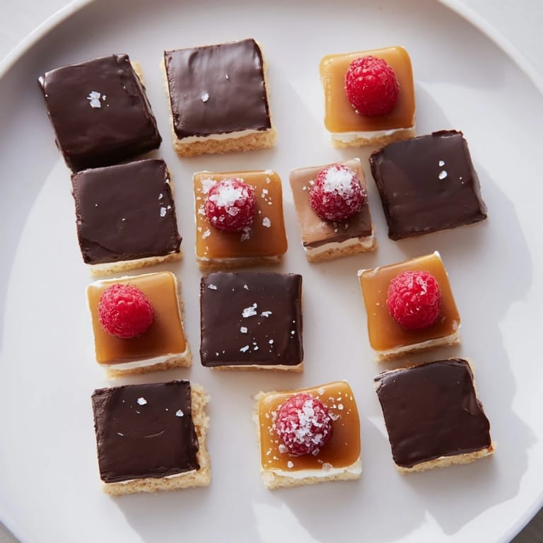 Appetizing checkerboard Terrace showcasing the diverse flavors and colors of a delightful dessert.