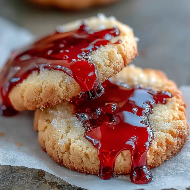 Deliciosas galletas de azúcar decoradas con marcas de mordeduras de vampiro y glaseado rojo brillante, ideales para fiestas espeluznantes.