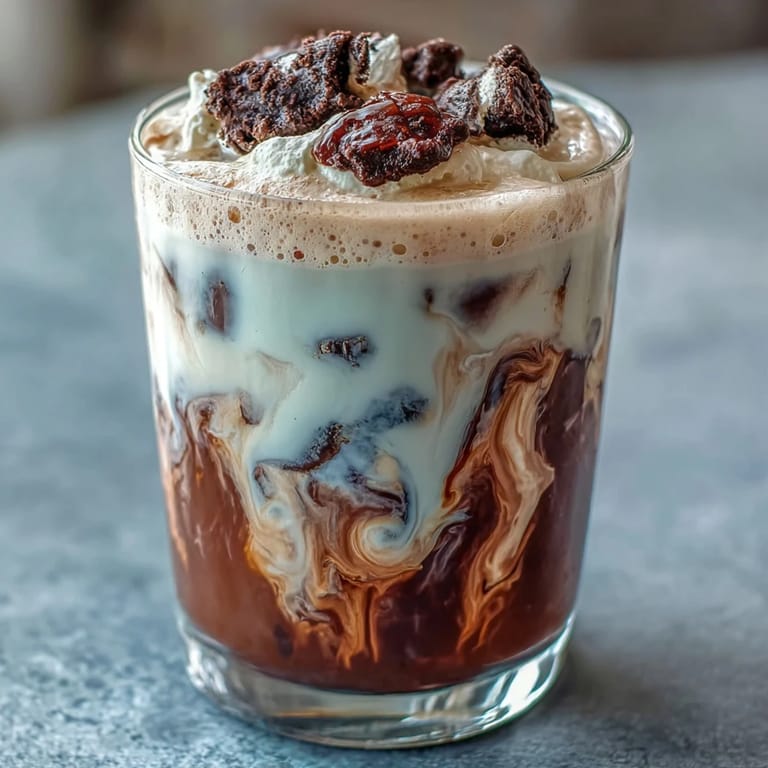 3. Cold brew cremoso con galletas Oreo y crema batida, ideal para disfrutar en cualquier momento.