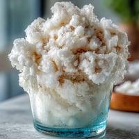 TikTok Cloud Slushie: refrescante bebida helada con soda de limón, leche condensada y hielo triturado.